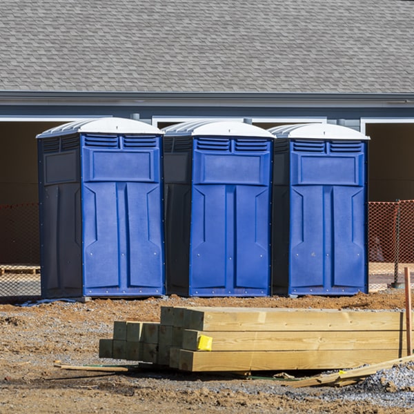 how often are the porta potties cleaned and serviced during a rental period in Lower Windsor Pennsylvania